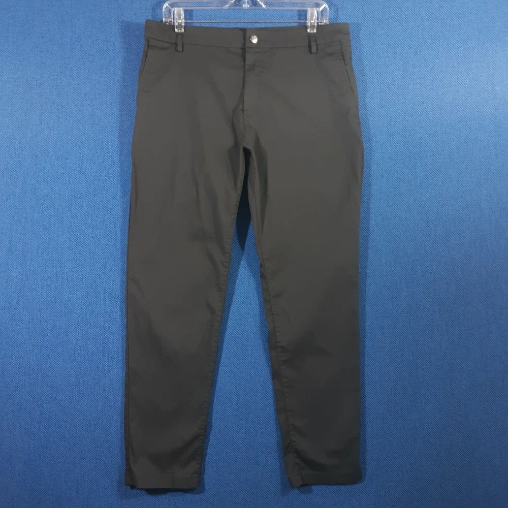 Birddogs Pants Mens 34 x 30 Gray Tapered Leg Chino Boom. For Your Boomstick